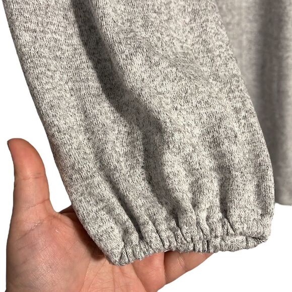 Long Sleeve Dress Women's Medium Nine West Gray Soft Stretch Casual Basic NEW - Picture 3 of 10